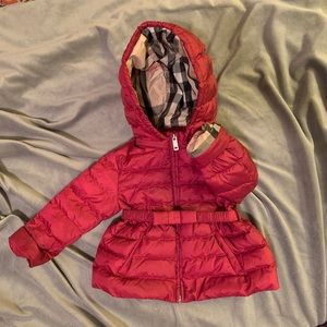 Burberry Baby Girls Puffer Jacket
